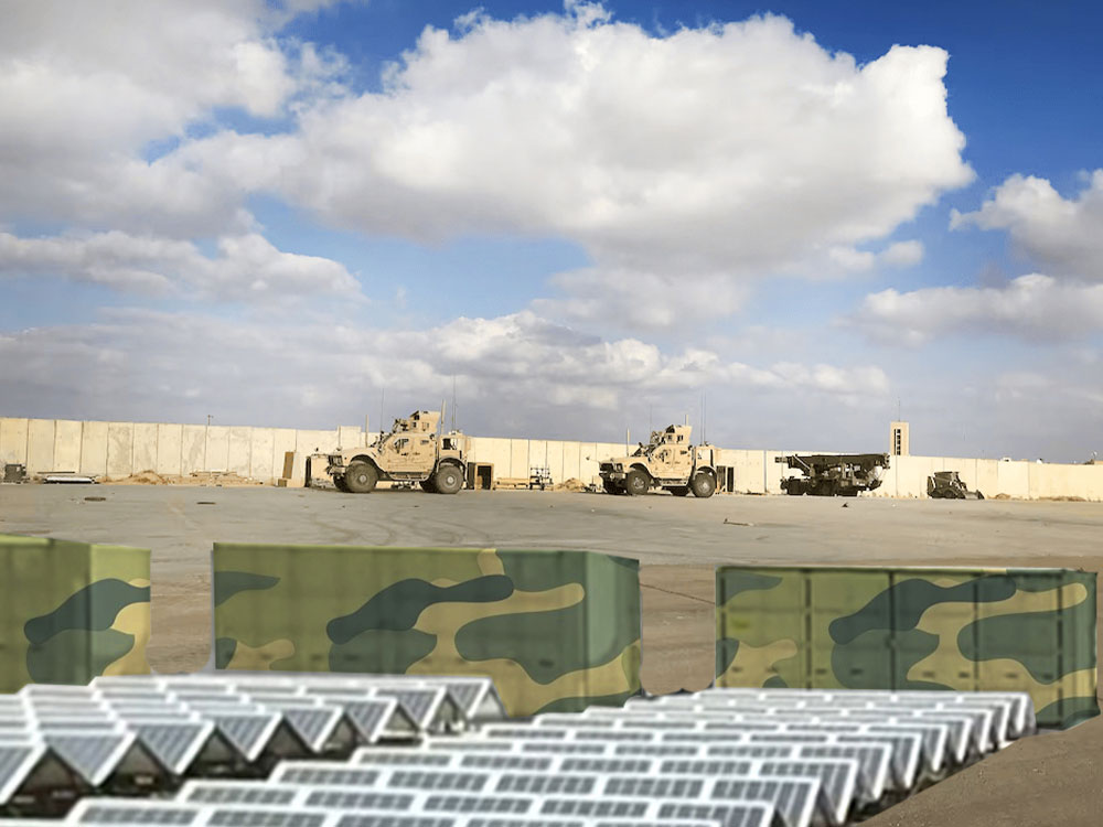 Solar Power Containers for Res militaris