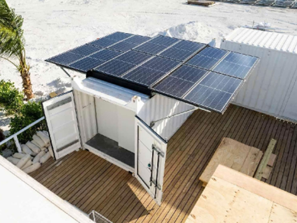 Solar Power Containers for Sui provisum potentia copia